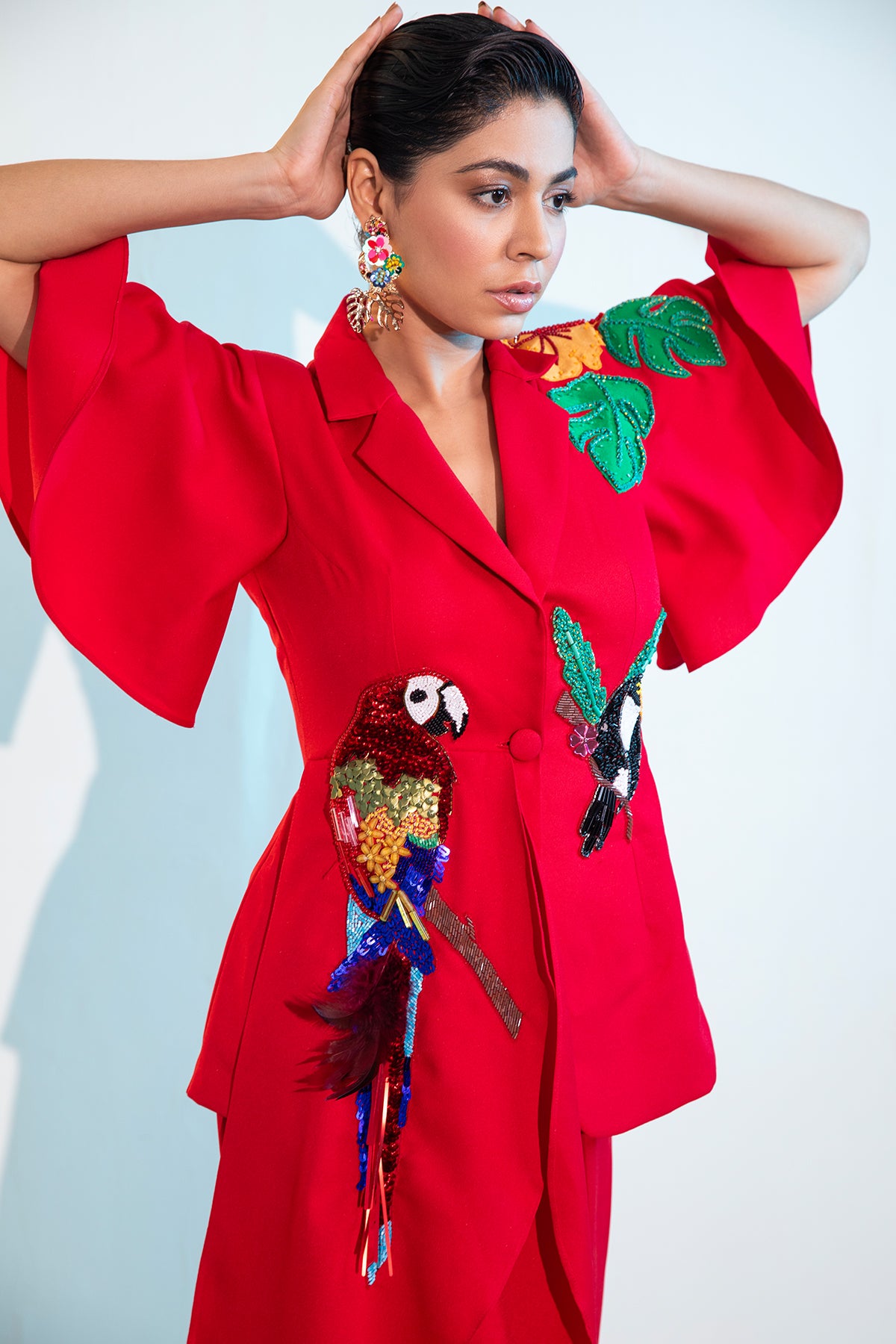 Jungle Safari Red Co-ord set