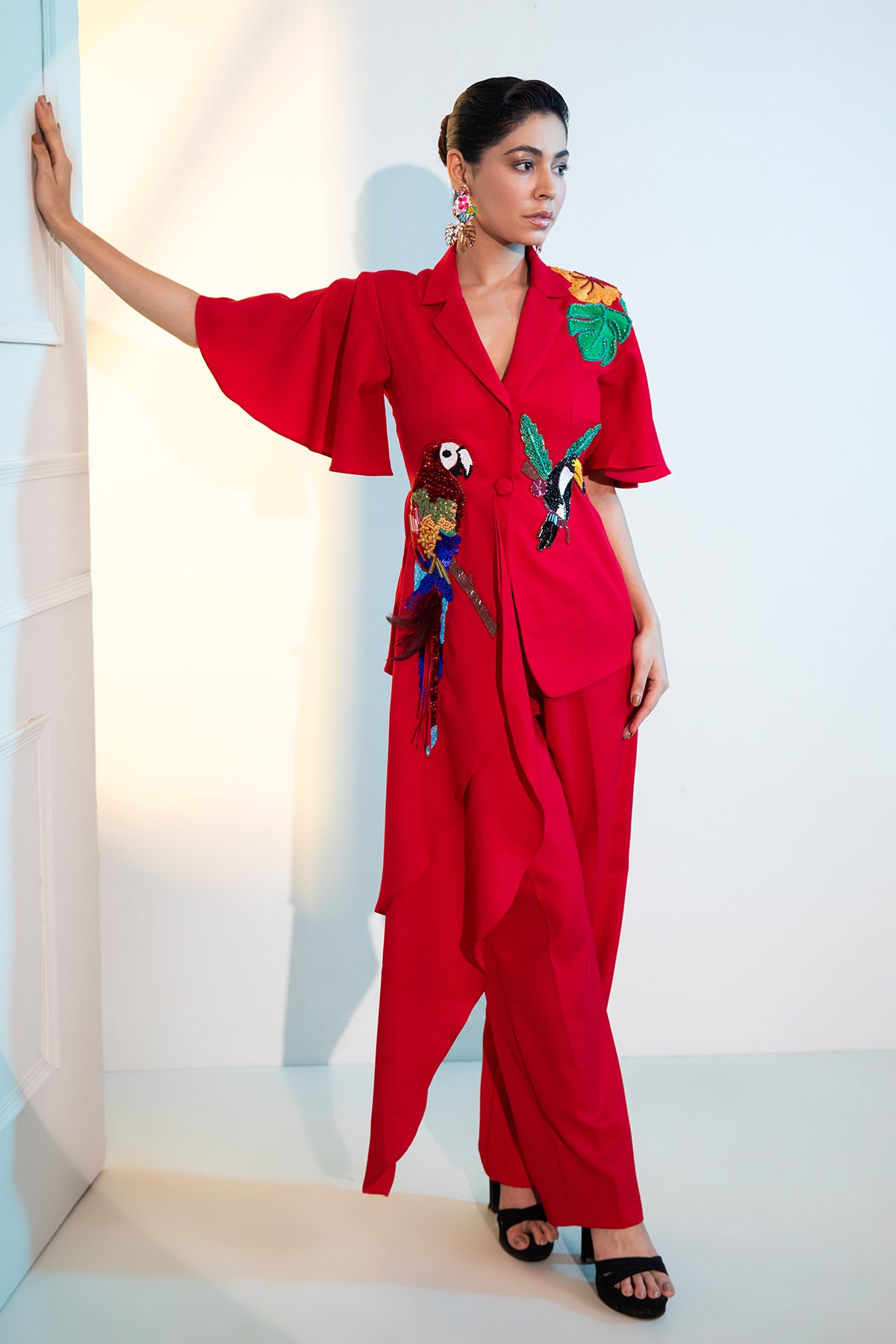 Jungle Safari Red Co-ord set