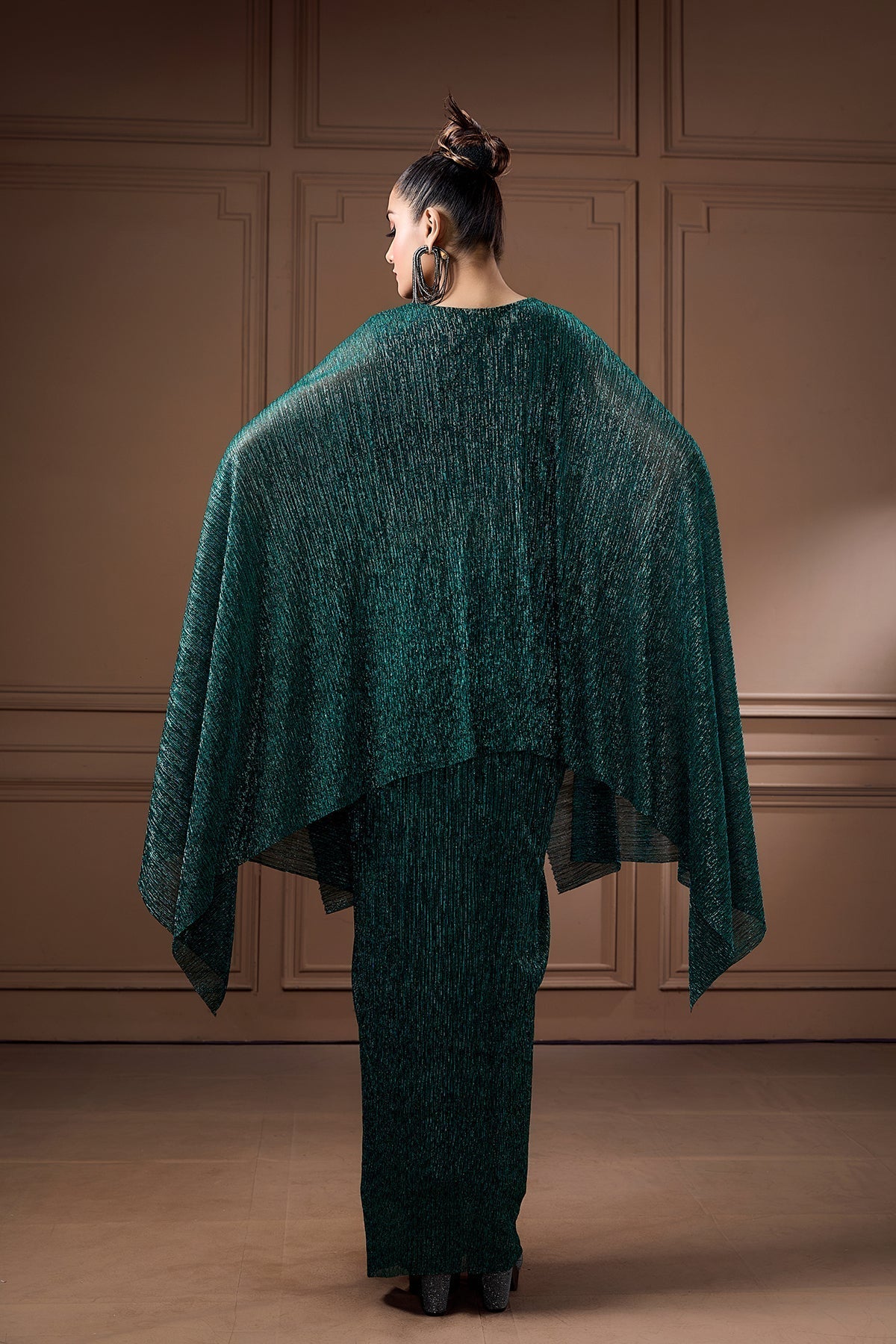 MOONLIGHT SHIMMER CAPE AND DRAPE SKIRT