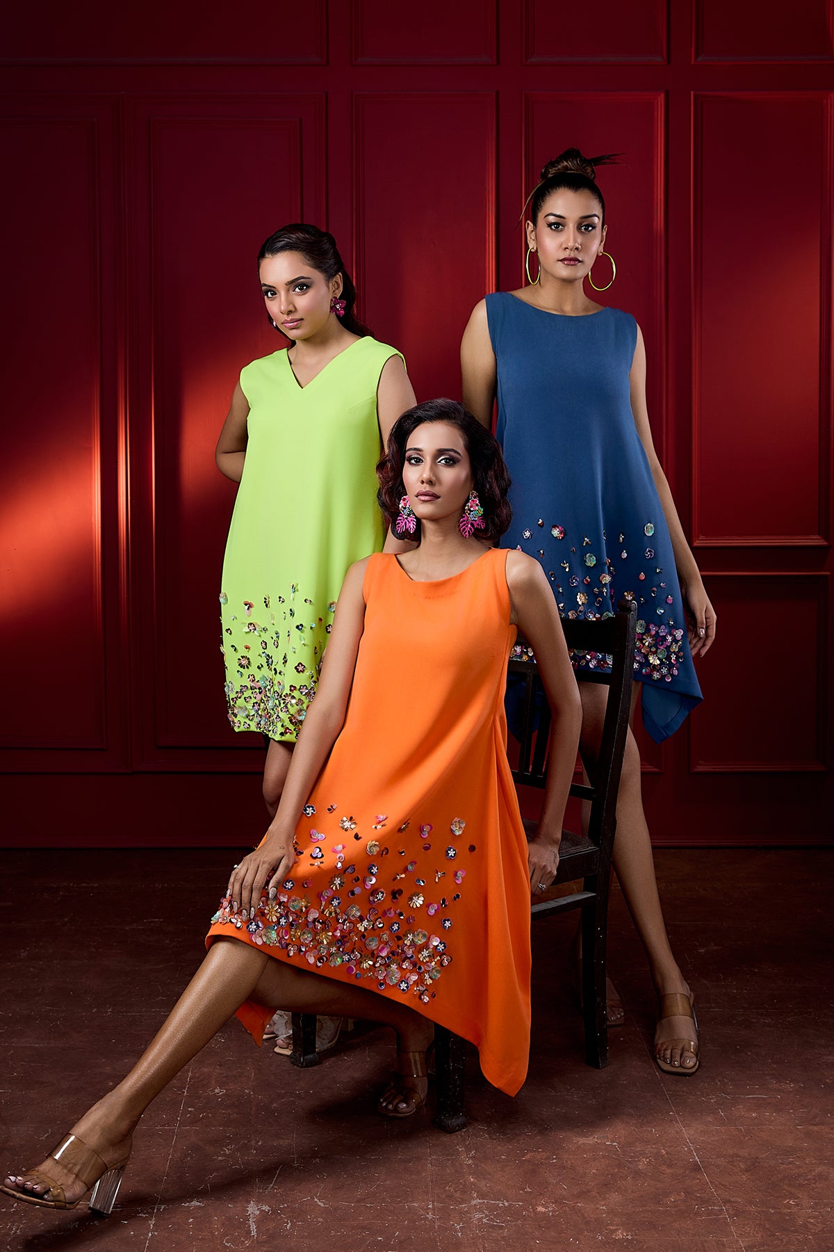 ASSYMETRIC HEM DRESS