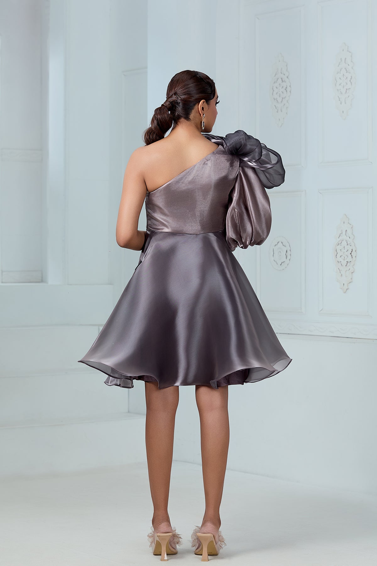 HORSEWIRE FLARE DRESS