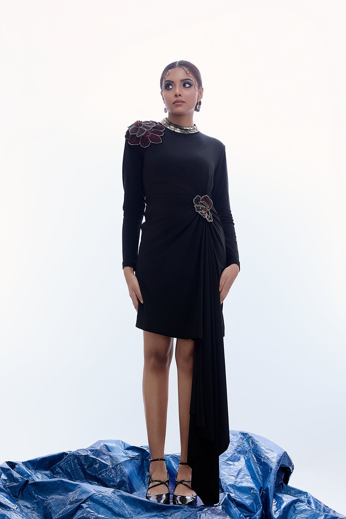 GLIDED SOIREÉ COIN DRESS