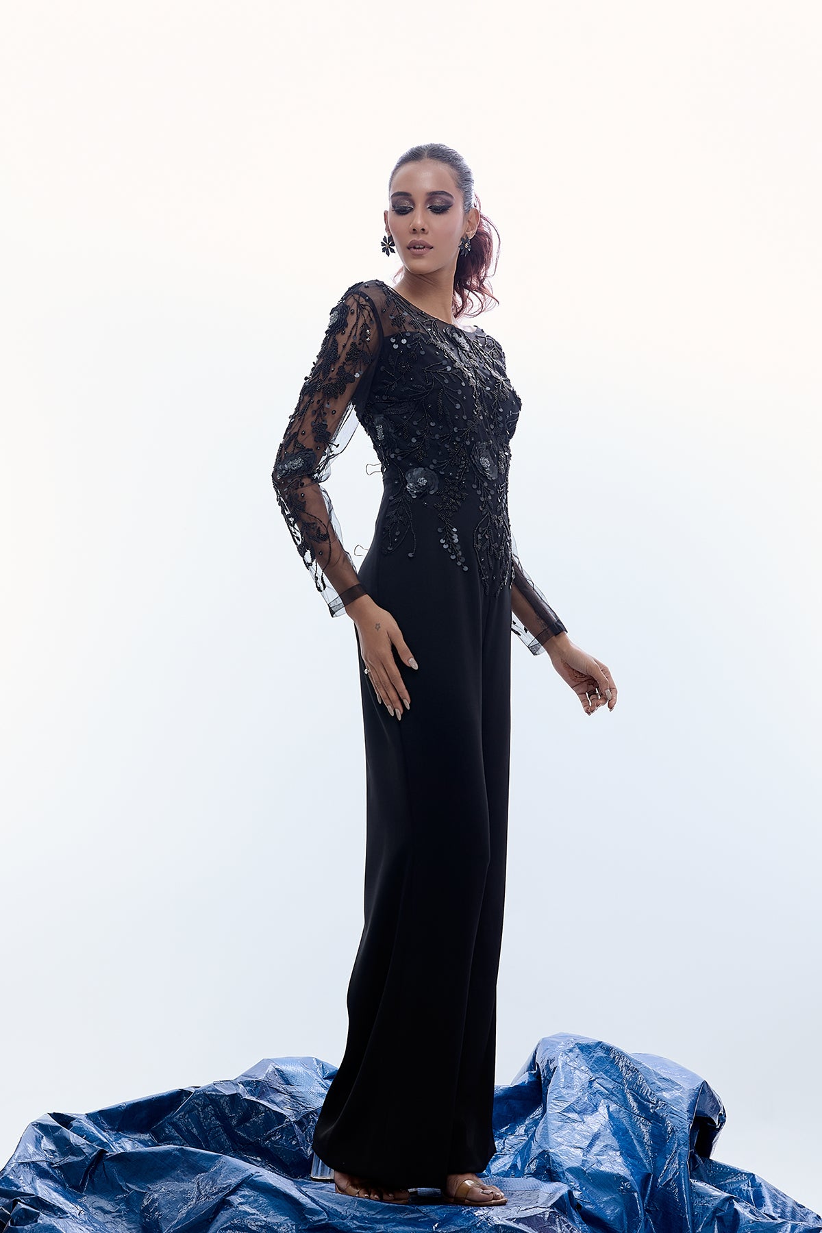 EMBELLISHED GOTHIC JUMPSUIT