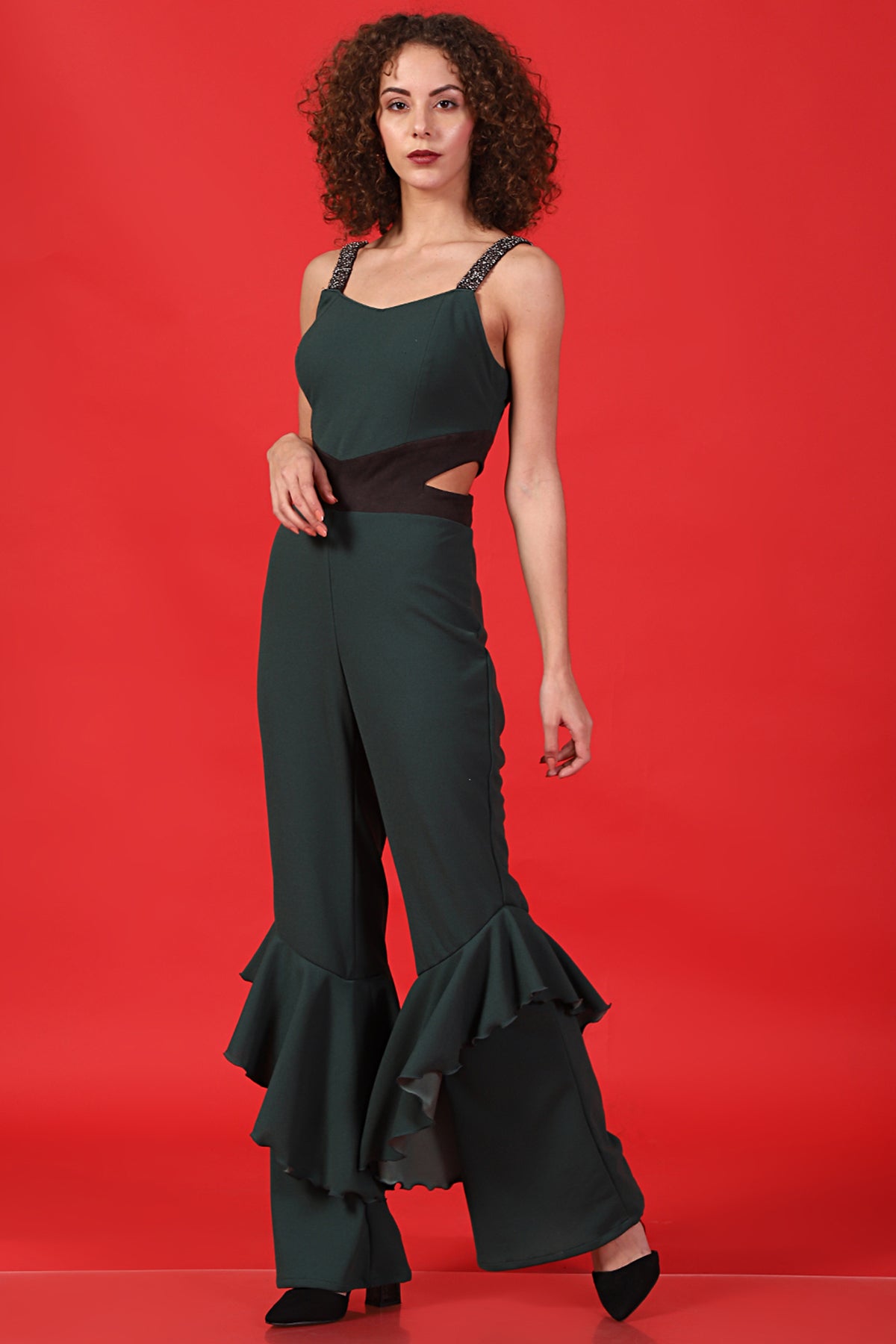 Mermaid Sweetheart ruffle Jumpsuit