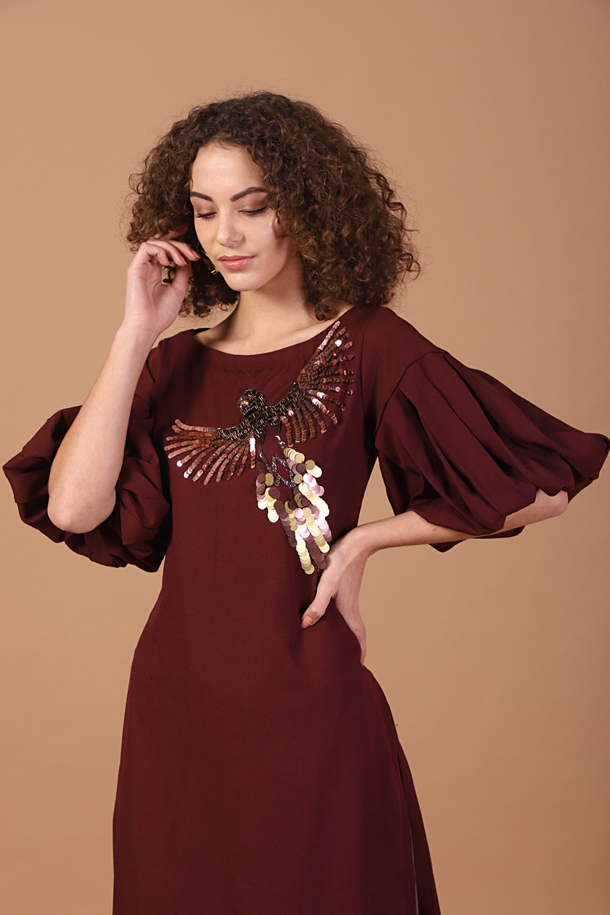 Big- Bird, Lantern Sleeves Tunic