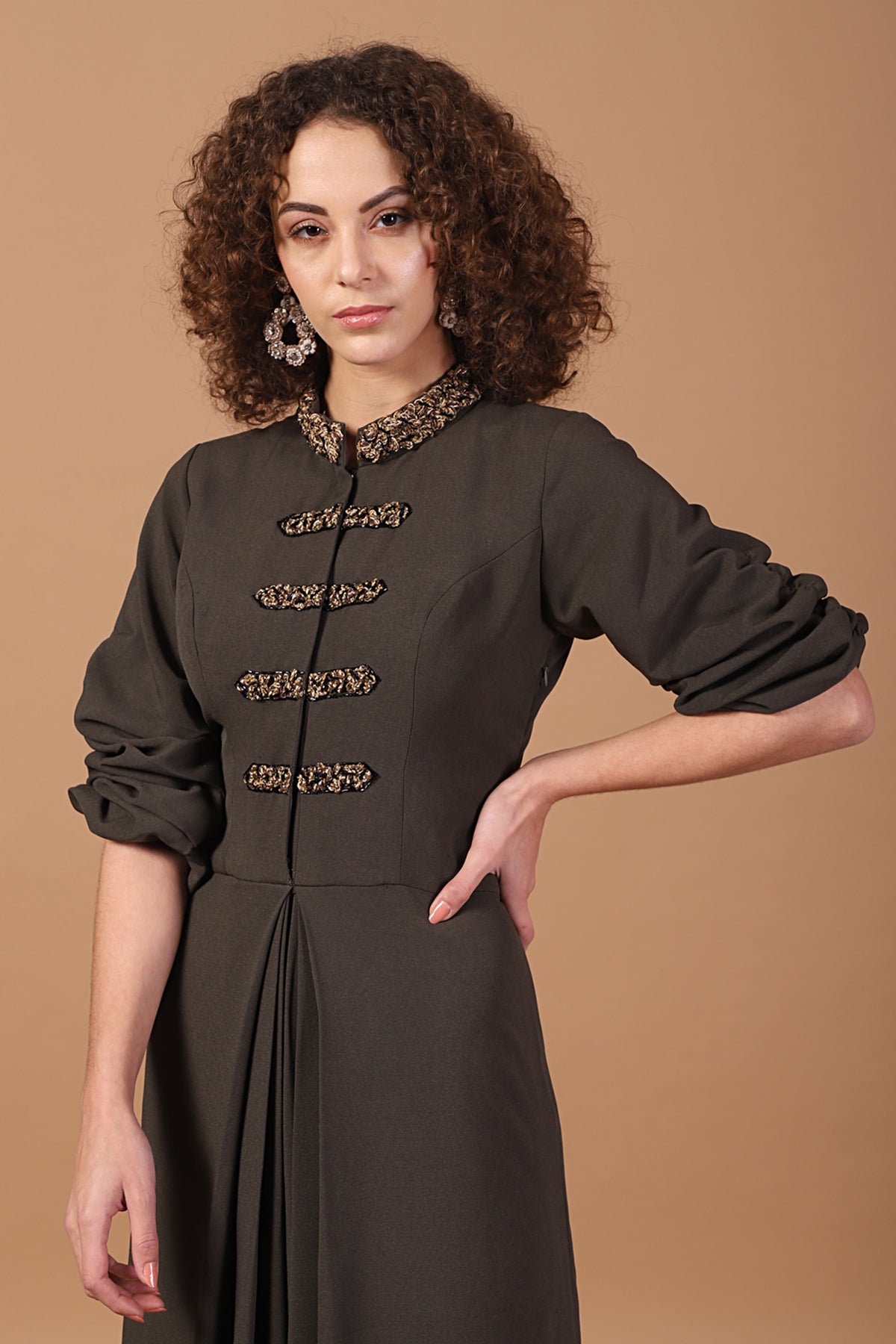 Military Rockstar Maxi Dress