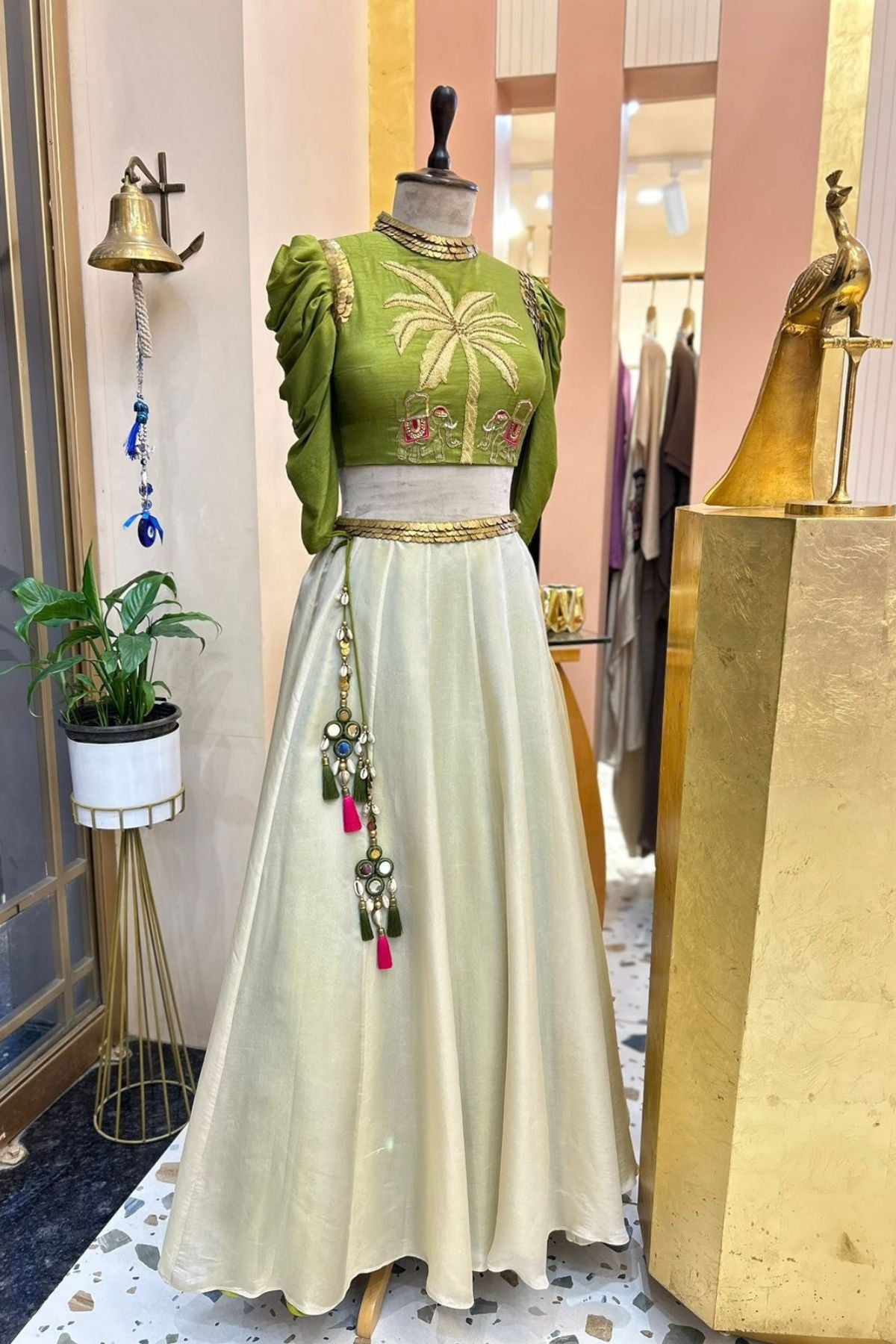 Madhubani Painting Inspired Lehenga. Shop Now!