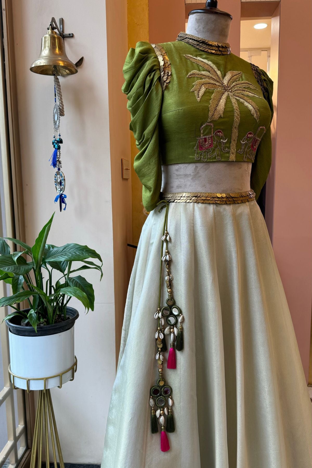 Madhubani Painting Inspired Lehenga. Shop Now!