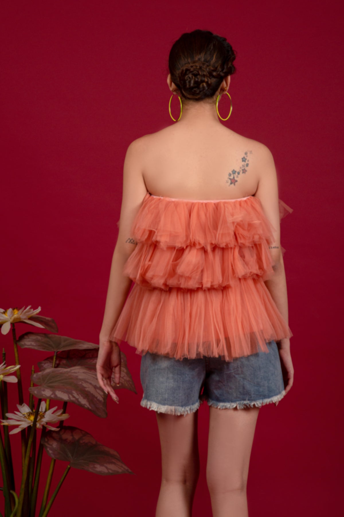 Ruched Layer tube top