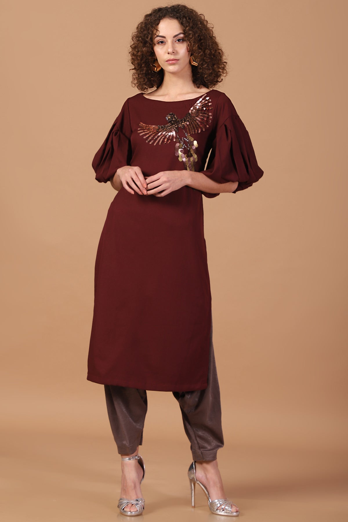 Big- Bird, Lantern Sleeves Tunic