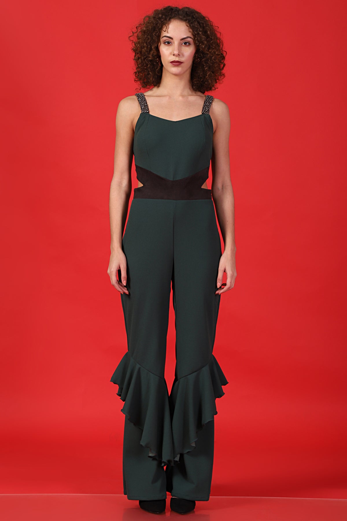 Mermaid Sweetheart ruffle Jumpsuit