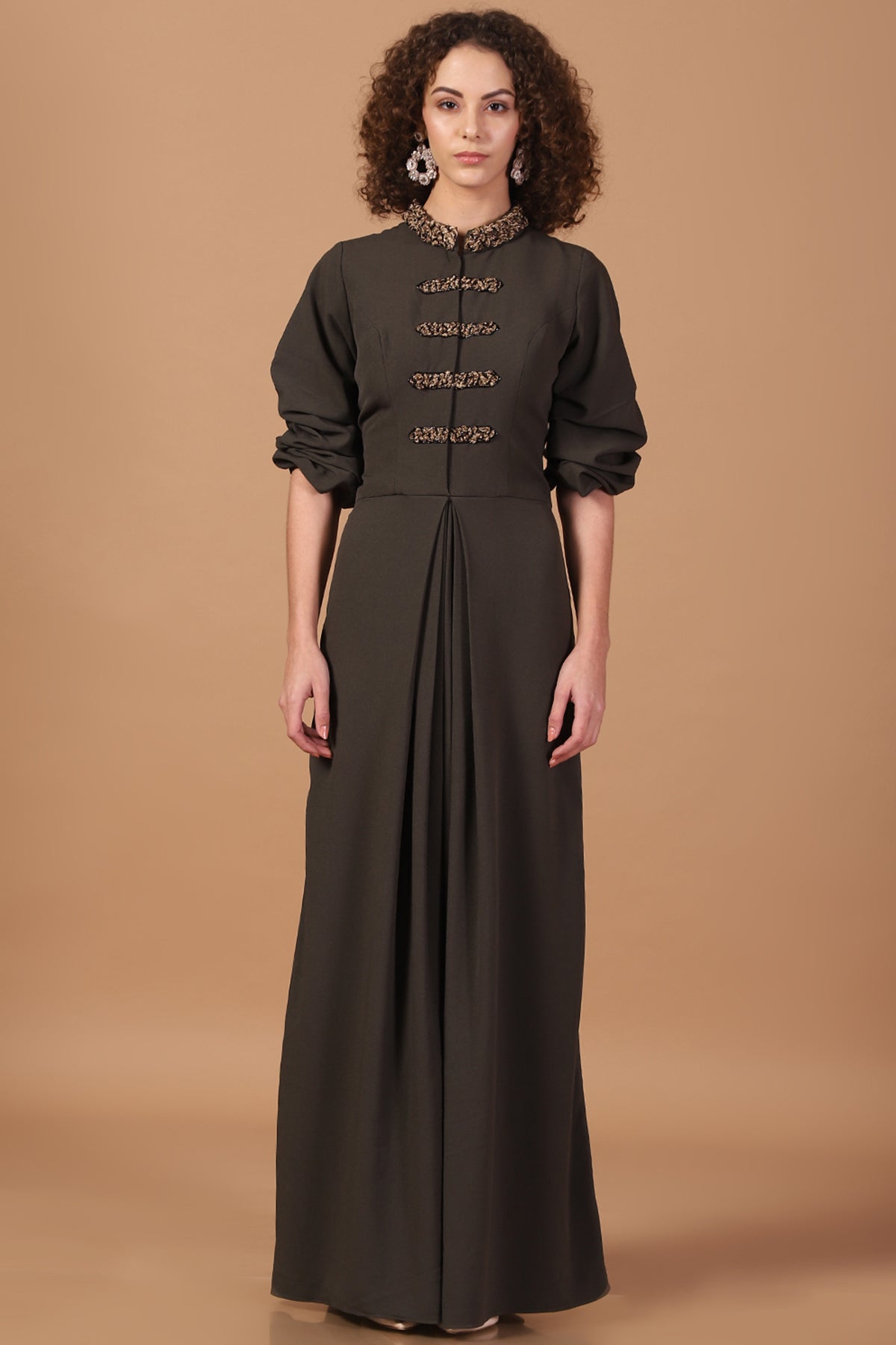 Military Rockstar Maxi Dress