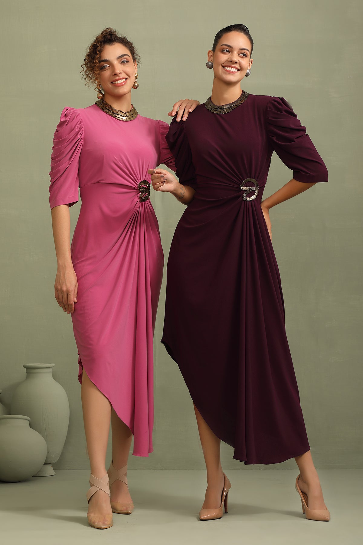 Plum Coin Dress