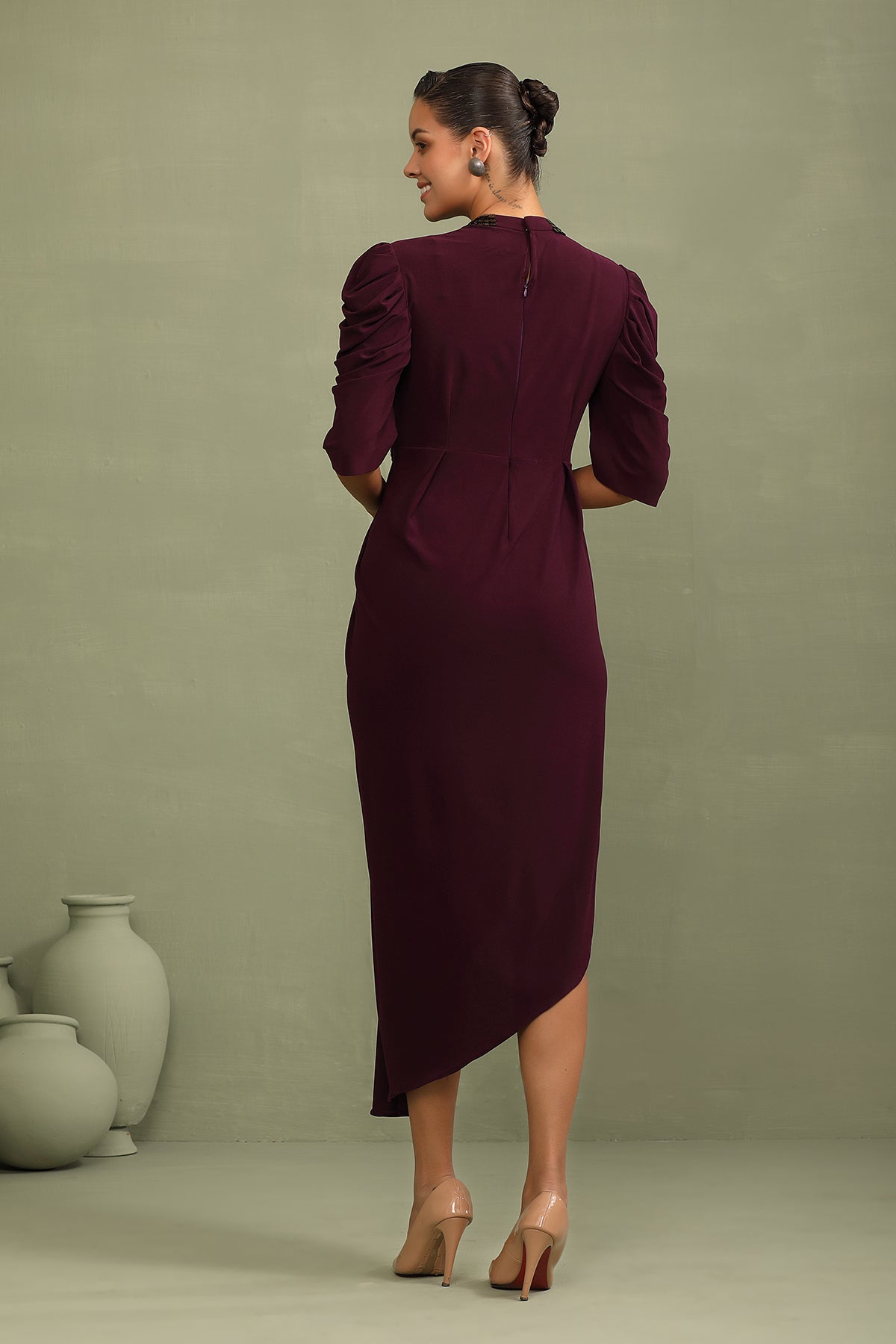 Plum Coin Dress