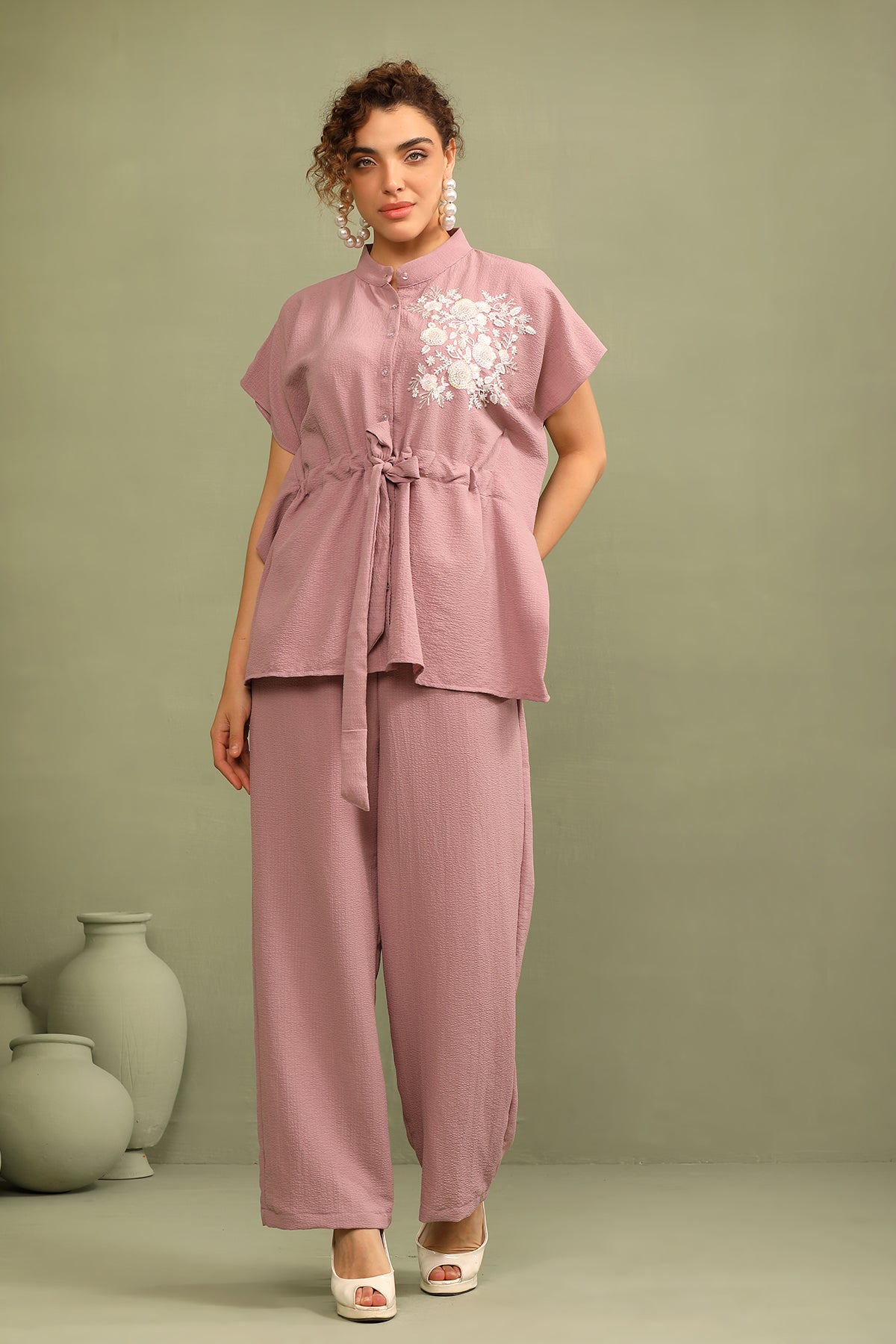 Lavender Kaftan Co-Ord Set