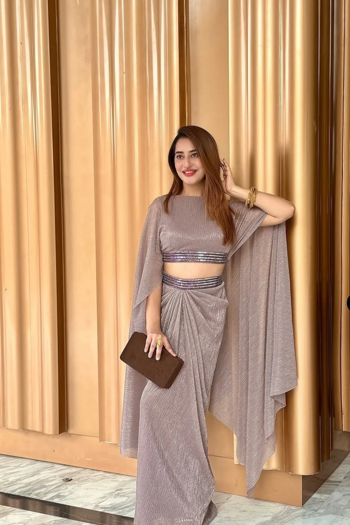 Shimmer cape & cocktail drape Fabric: Shimmer lycra . Shop Now!